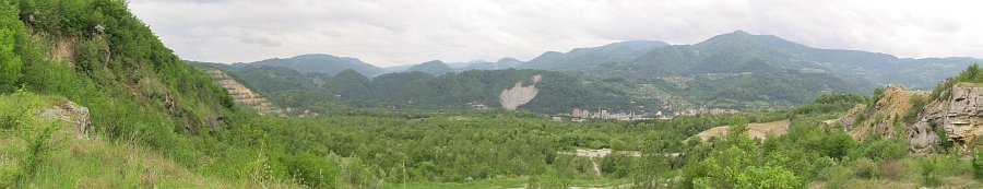 Trbovlje iz Retja, 13. 5. 2012. Slika je vidna v Google Chromu.